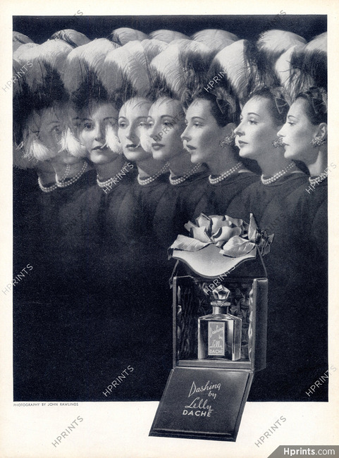 Lilly Daché (Perfumes) 1945 Dashing, Photo John Rawlings