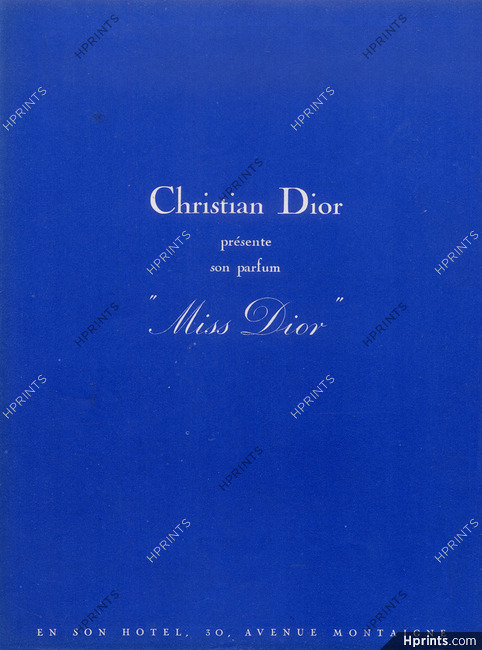 Christian Dior (Perfumes) 1948 Miss Dior