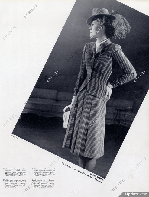 Balenciaga 1939 Tailor