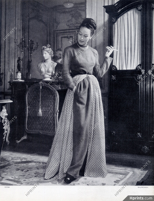 Balenciaga (Couture) 1946 Evening Gown, Photo Philippe Pottier