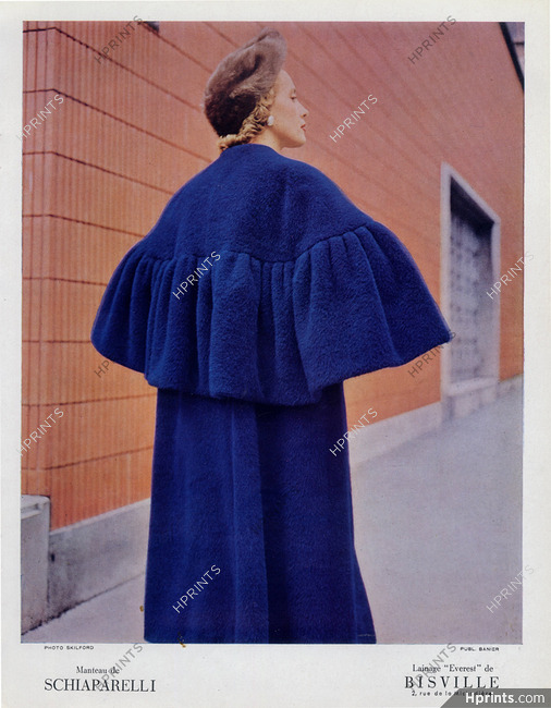 Schiaparelli 1951 Coat, Photo Skilford