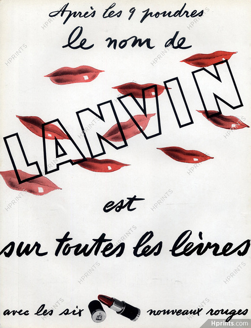 Lanvin (Cosmetics) 1938 Lipstick