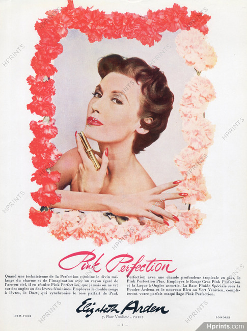 Elizabeth Arden (Cosmetics) 1953 Lipstick, Nail Polish