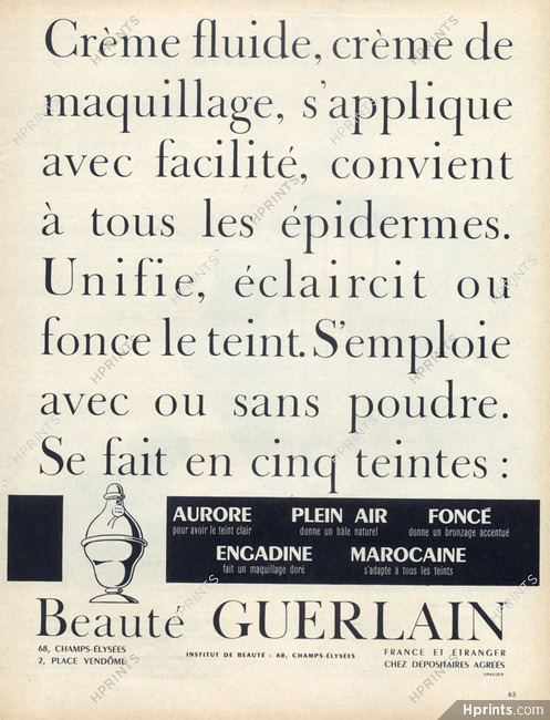 Guerlain (Cosmetics) 1957