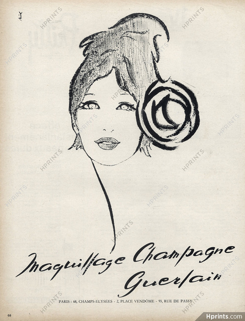 Guerlain (Cosmetics) 1962 Making-up