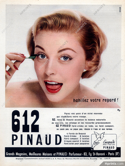 Pinaud (Cosmetics) 1956 Fards