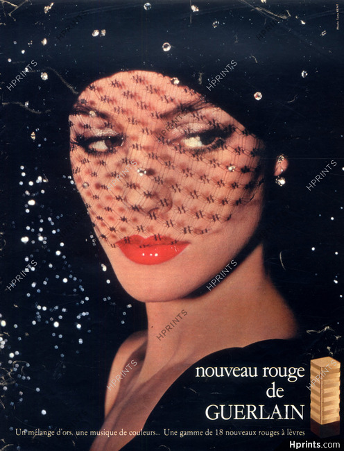 Guerlain (Cosmetics) 1974 Photo Tony Kent, Lipstick