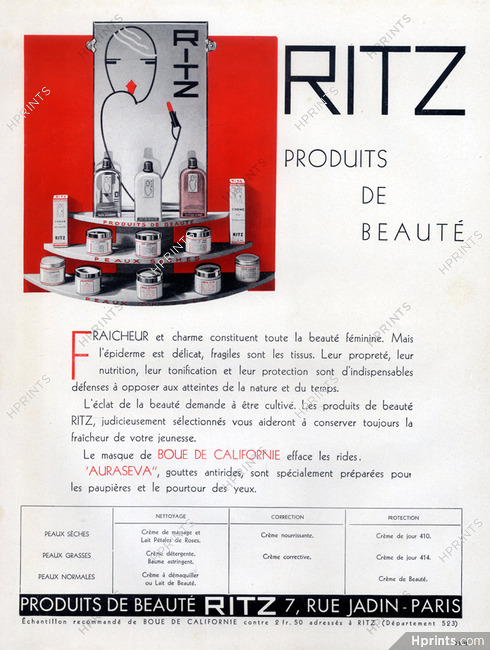 Ritz (Cosmetics) 1937