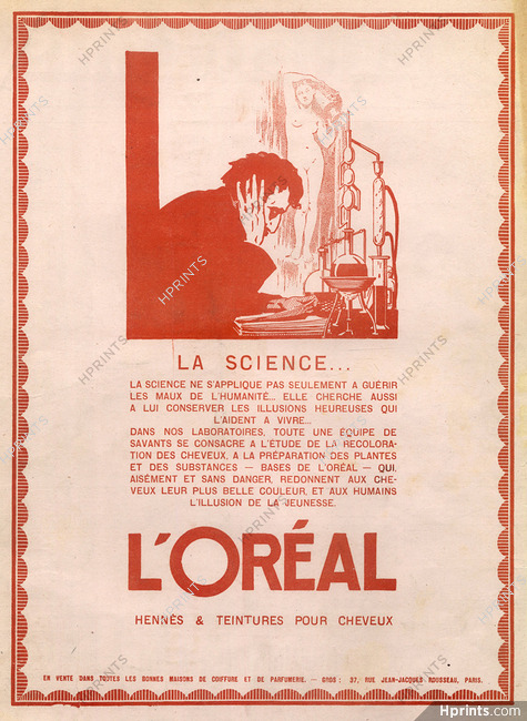 L'Oréal 1923 La Science...