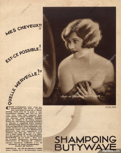 Butywave (Hair care) 1928 Shampoo