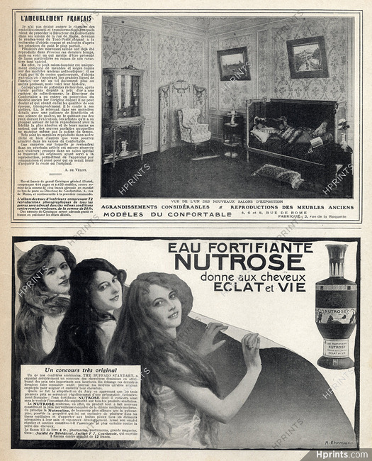 Nutrose (Hair Care) 1909 A. Ehrmann