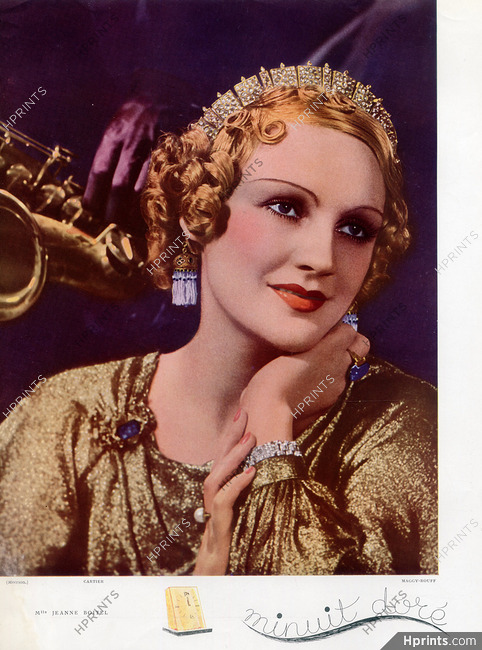 Cartier (Jewels) 1935 Diadème, Bracelet, Earrings, Jeanne Boitel, Photo Harry Meerson