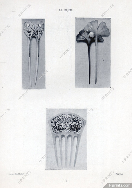 Lucien Gaillard (Combs) 1905 Art Nouveau
