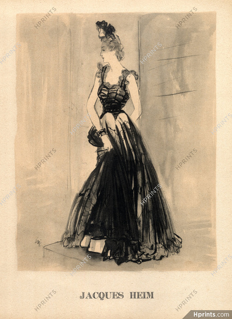 Jacques Heim 1938 Evening Gown, Eric (Carl Erickson)