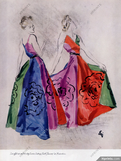 Lucien Lelong 1937 Eric (Carl Erickson), Bianchini Férier