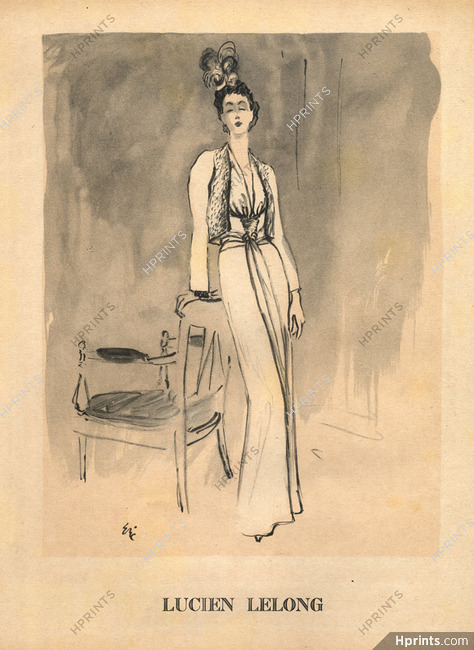 Lucien Lelong 1938 Evening Gown, Eric