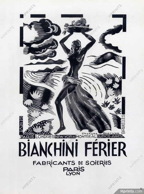 Bianchini Férier (Fabric) 1946 Georges Berthier