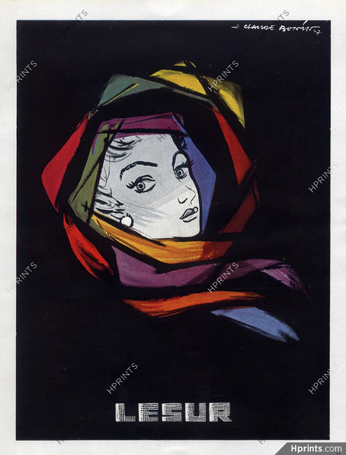 Lesur (Fabric) 1948 Claude Bonin