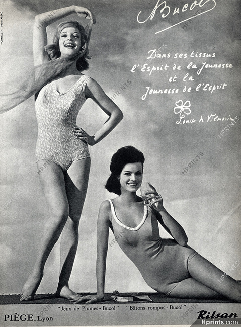 Bucol (Swimwear) 1960 Poem Louise De Vilmorin, Photo Guy Arsac