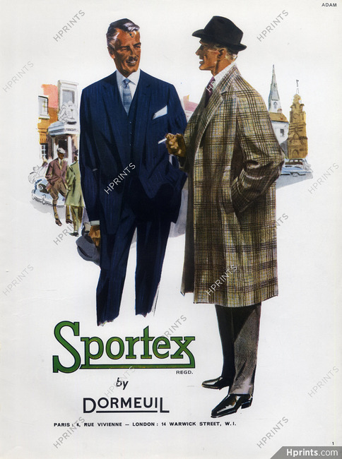 Dormeuil Frères (Fabric) 1963 Sportex, Men's Clothing