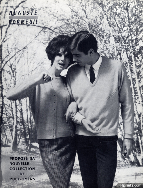 Auguste Dormeuil 1965 New Collection Pull-Overs, Photo Seeberger