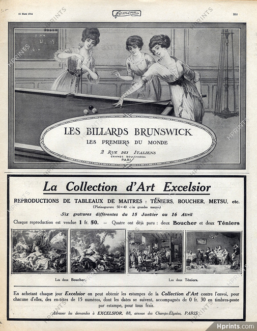 Brunswick (Billiards) 1914