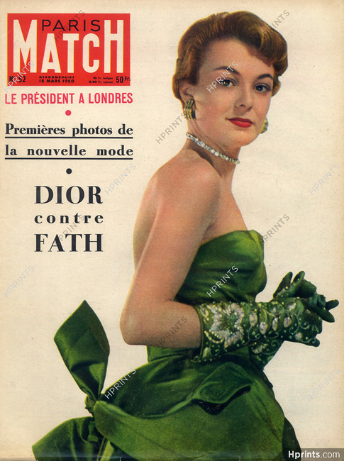 Chez Dior, 1950 - Christian Dior Wedding Dress, Fashion Show