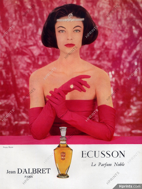 Jean d'Albret (Perfumes) 1957 Ecusson, Photo Rizzo