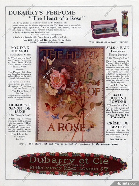 Dubarry (Perfumes) 1917 The Heart of a Rose