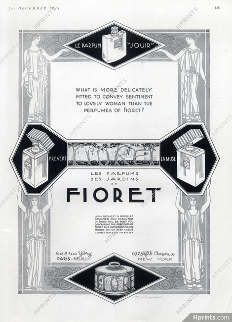 Fioret (Perfumes) 1924 Jouir, Prevert, La Muse