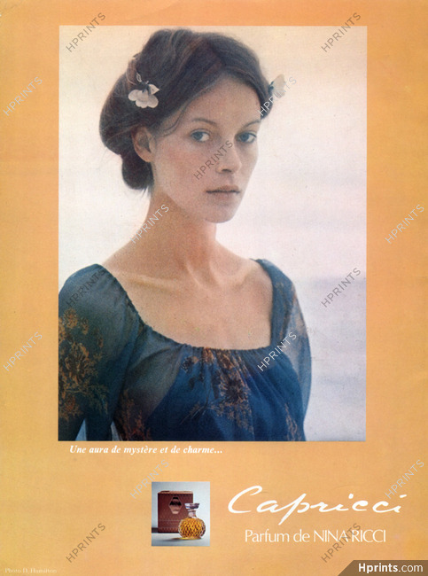 Nina Ricci (Perfumes) 1974 Capricci, Photo David Hamilton