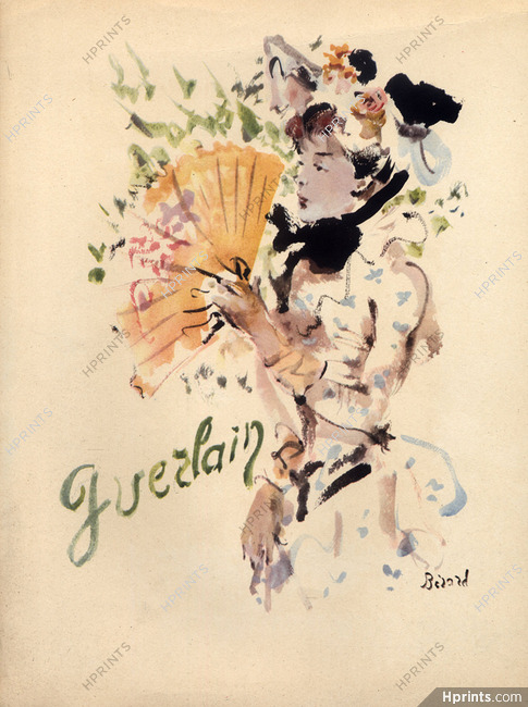 Guerlain (Perfumes) 1946 Christian Bérard
