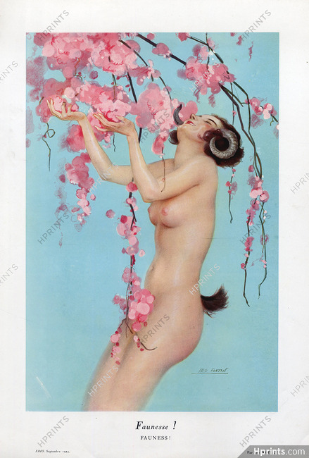Léo Fontan 1924 Faunesse - Fauness ! Nude