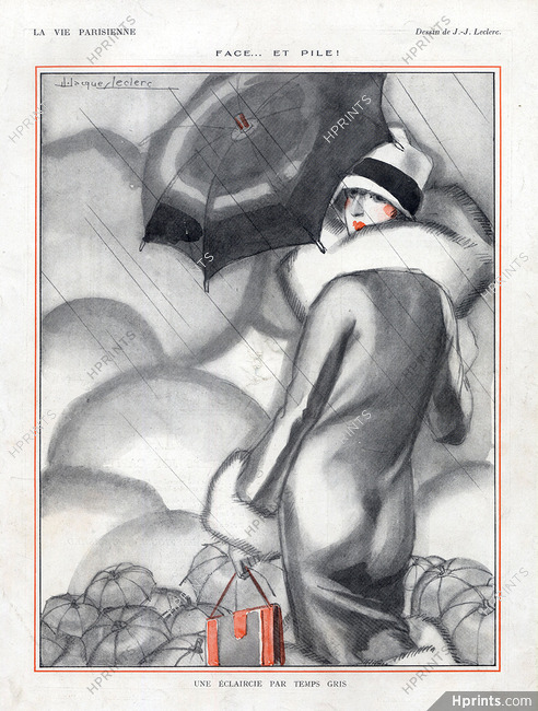 Julien Jacques Leclerc 1926 Elegant Parisienne