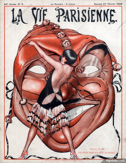 Vald'Es 1926 Carnival Mask