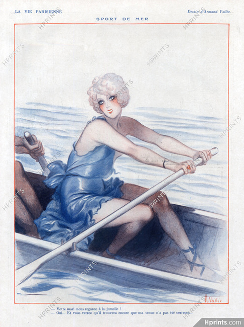 Armand Vallée 1926 Sea Sport, Rowing