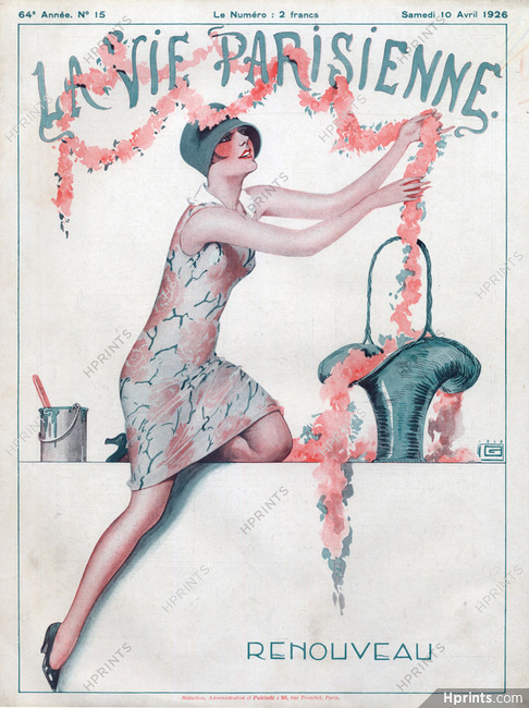 Léonnec 1926 Renouveau, La Vie Parisienne Cover