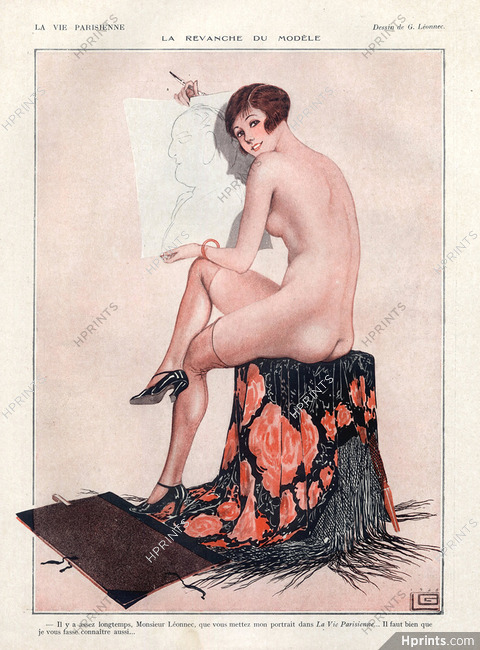 Georges Léonnec 1926 Model Nude