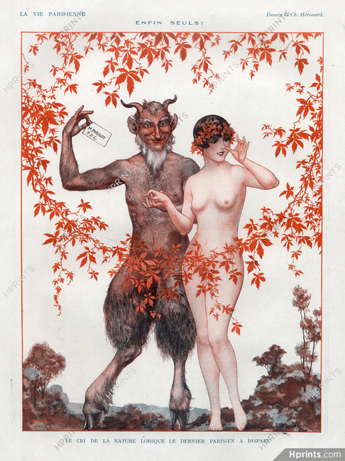 Chéri Hérouard 1926 Nude, Faun Mythology