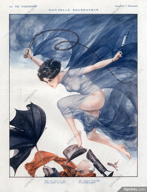 Chéri Hérouard 1926 Mam'zelle Bourrasque, Miss Gust, Sexy Girl