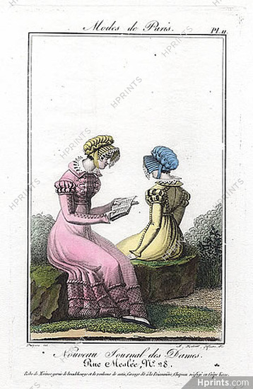 Nouveau Journal des Dames 1821 Modes de Paris N°11