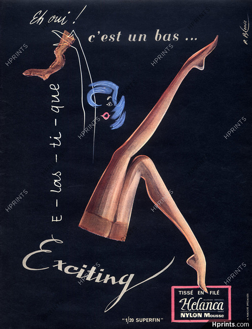 Exciting (Stockings Hosiery) 1956 Roger Blonde