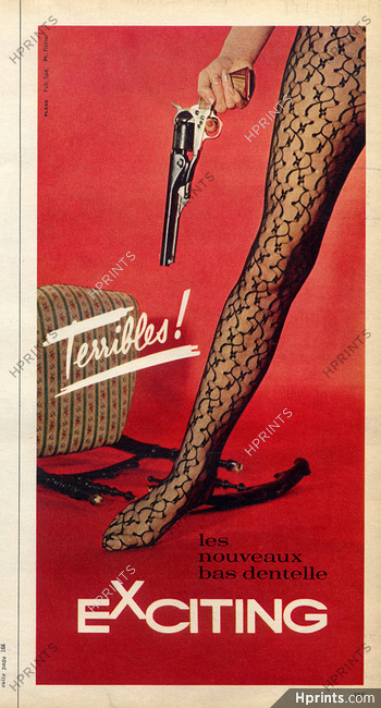 Exciting (Hosiery) 1965 Lace Tights