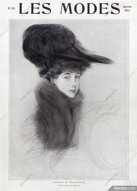 Paul Helleu 1911 Duchesse de Marlborough, Portrait