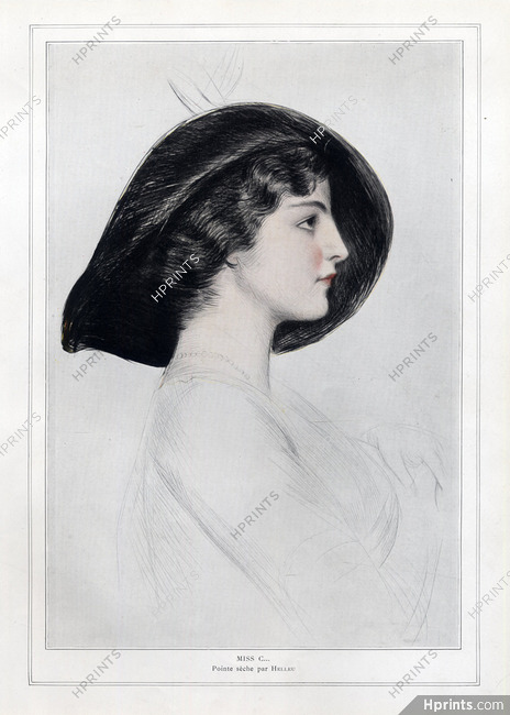 Paul Helleu 1911 Miss C... Portrait
