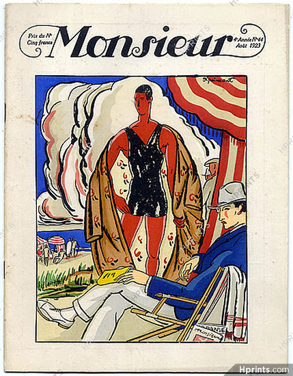 Monsieur 1923 August n°44 André Dignimont, 32 pages