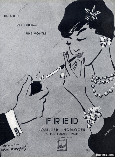 Fred 1951 Cigarette Holder, Maurice Van Moppès