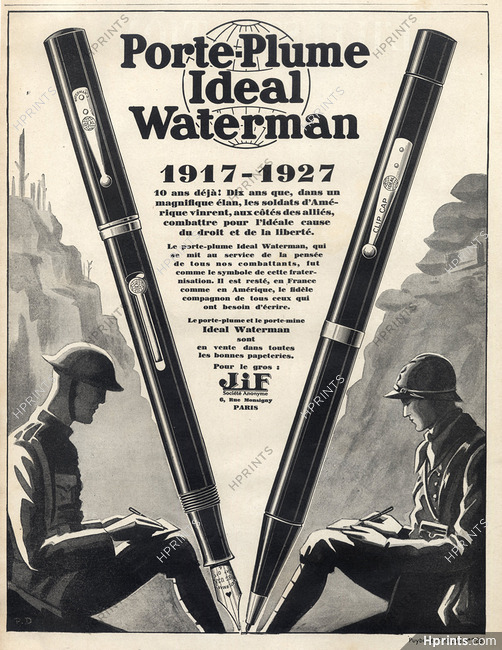 Waterman (Pens) 1927 Military, Soldier