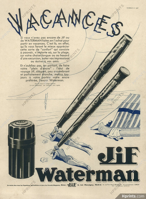 Waterman (Pens) 1934