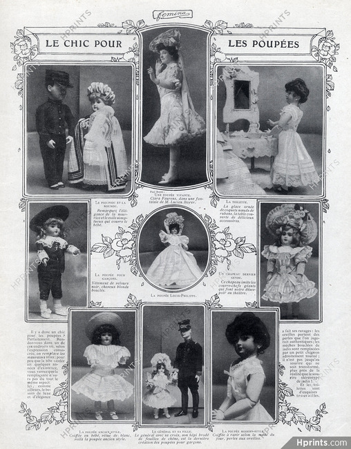 Le Chic pour les Poupées, 1905 - Dolls Alive Doll Clara Faurens